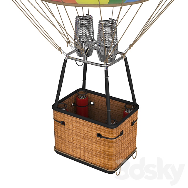 Hot air balloons 3DSMax File - thumbnail 3