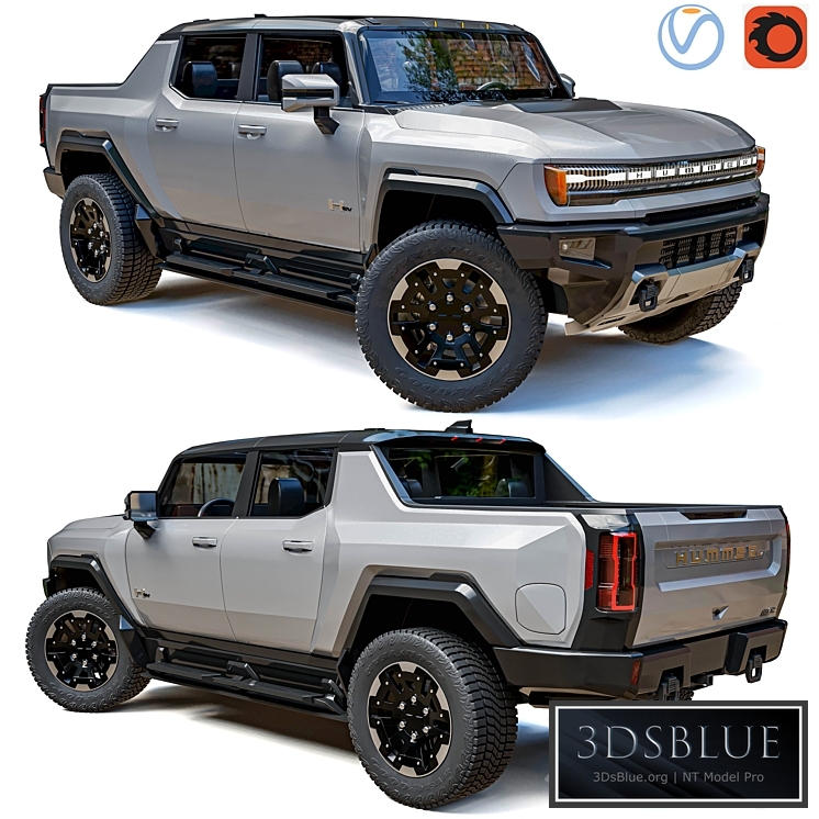 Hummer Ev 2022 3DS Max - thumbnail 3