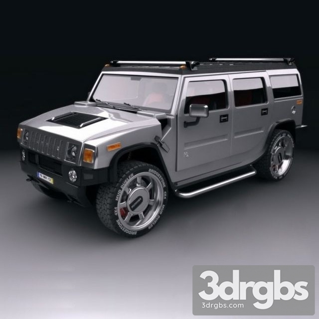 Hummer H2 3dsmax Download - thumbnail 1