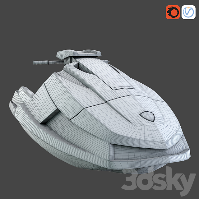 Hydrospace HSR Benelli S4 3DSMax File - thumbnail 5