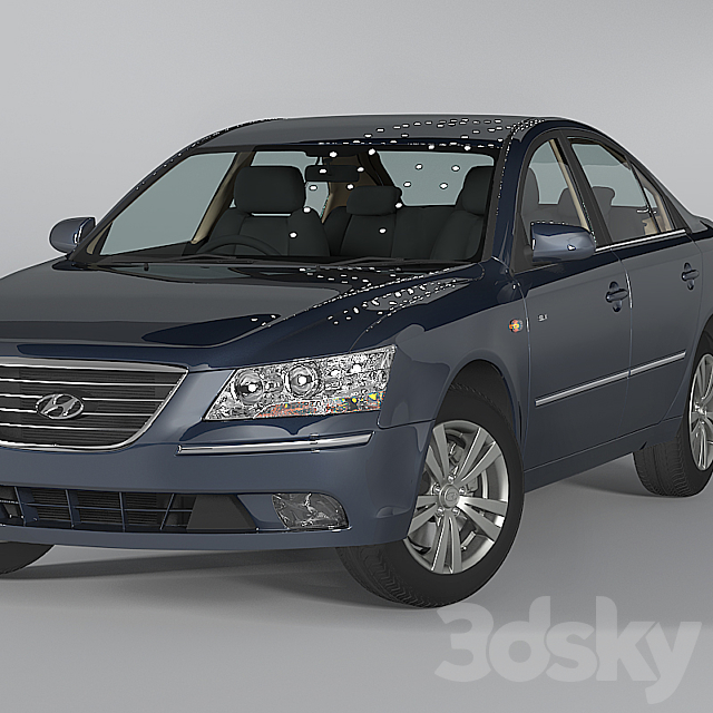 Hyundai Sonata 3ds Max - thumbnail 1