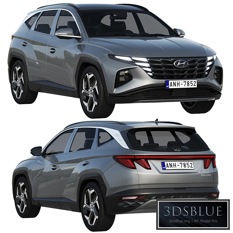 Hyundai Tucson 2021 3DS Max - thumbnail 3