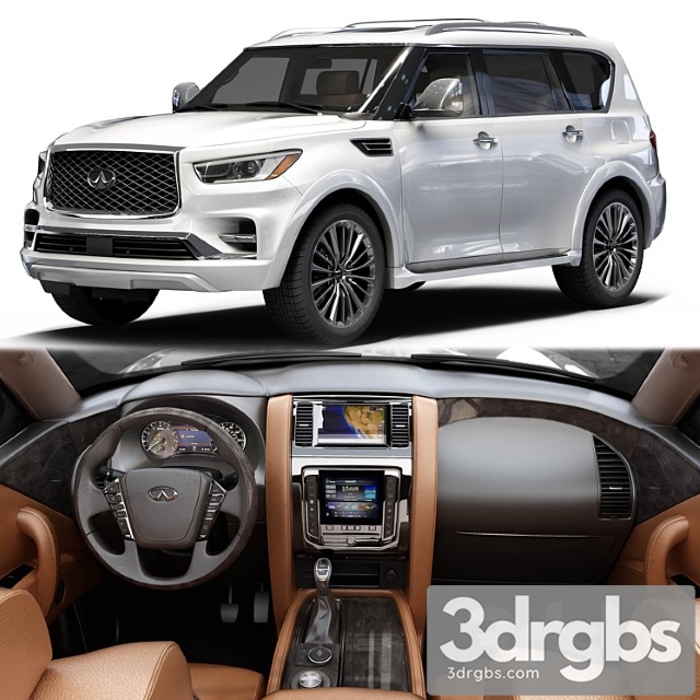 Infiniti Qx80 1 3dsmax Download - thumbnail 1