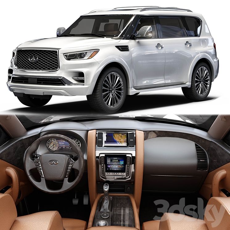 INFINITI_QX80 3DS Max - thumbnail 1