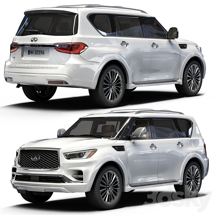 INFINITI_QX80 3DS Max - thumbnail 2