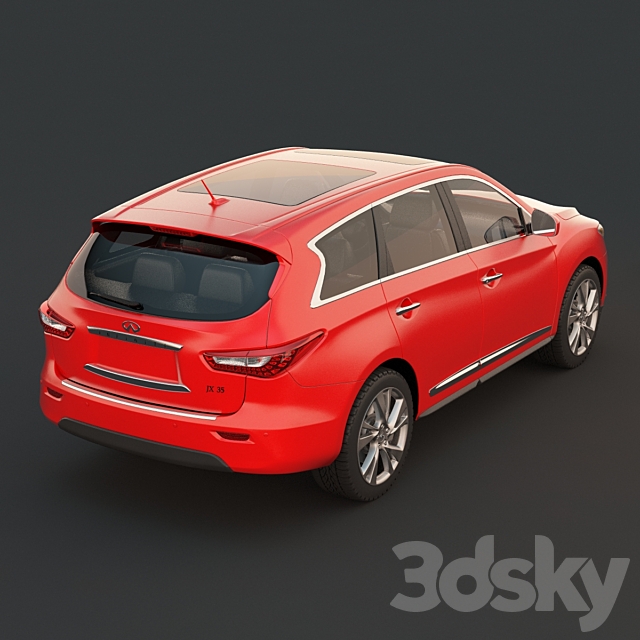 Infinity JX35 3DS Max Model - thumbnail 2