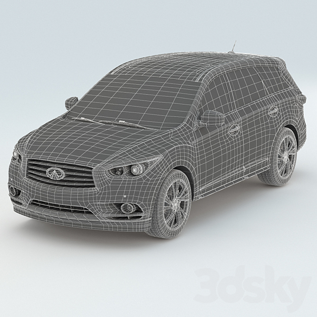 Infinity JX35 3DS Max Model - thumbnail 3