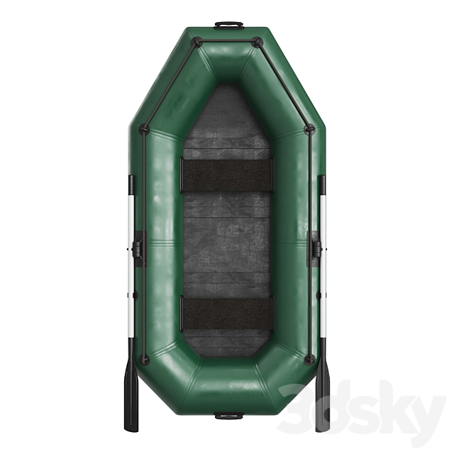 Inflatable boat 3DS Max Model - thumbnail 5