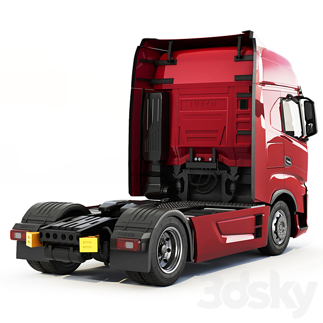 Iveco S-Way 2020 3DS Max Model - thumbnail 2