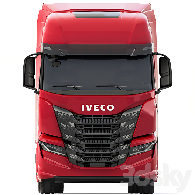 Iveco S-Way 2020 3DS Max Model - thumbnail 5