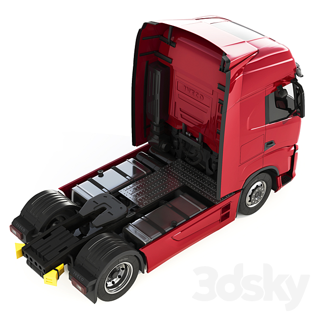 Iveco S-Way 2020 3DS Max Model - thumbnail 7