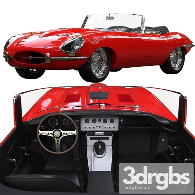 Jaguar e type roadster (1962 jaguar xke series i 3.8 roadster) - thumbnail 1