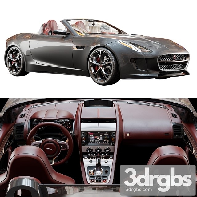 Jaguar F Type 3dsmax Download - thumbnail 1