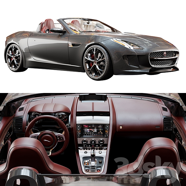 Jaguar F_TYPE 3DSMax File - thumbnail 1