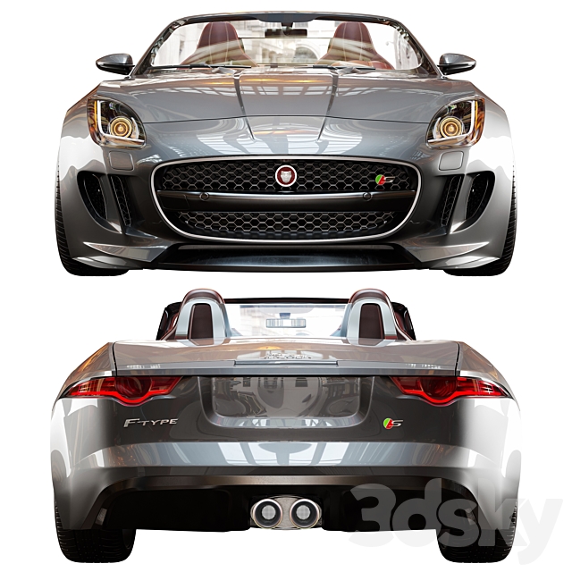 Jaguar F_TYPE 3DSMax File - thumbnail 3