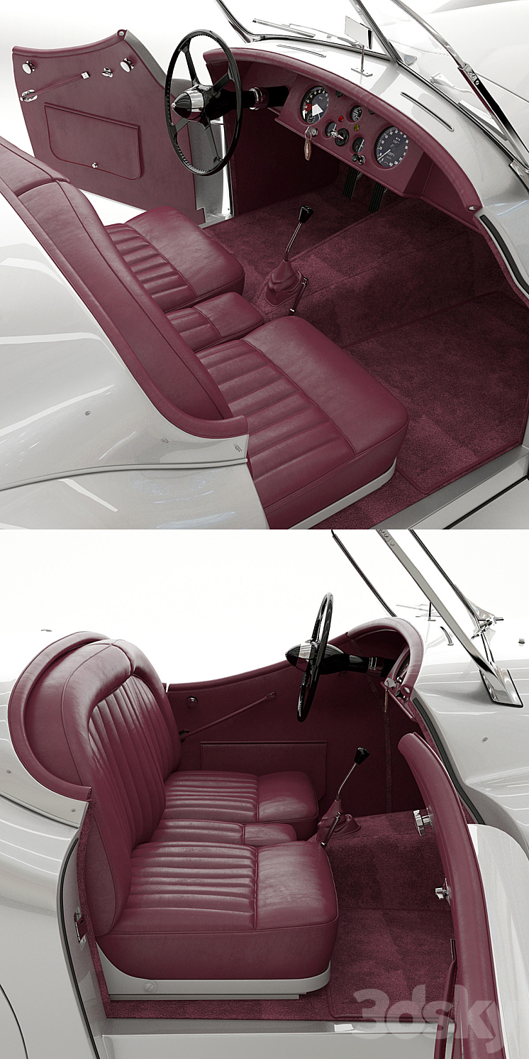 Jaguar XK120 3DS Max - thumbnail 2