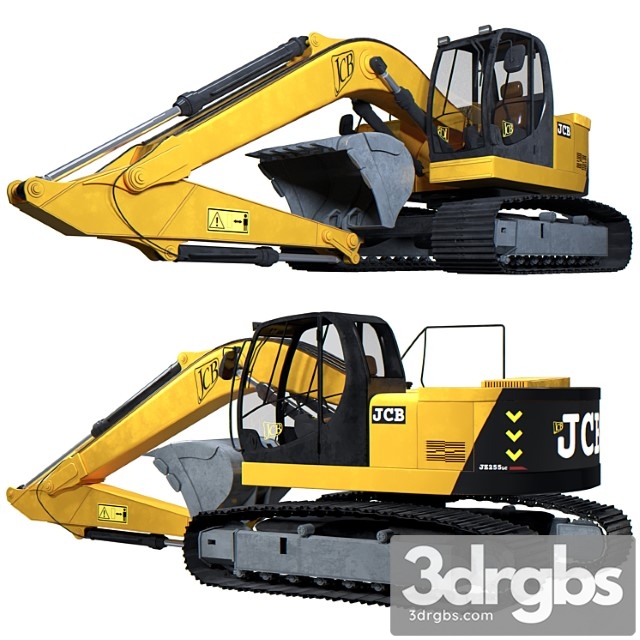 Jcb Excavator 3dsmax Download - thumbnail 1