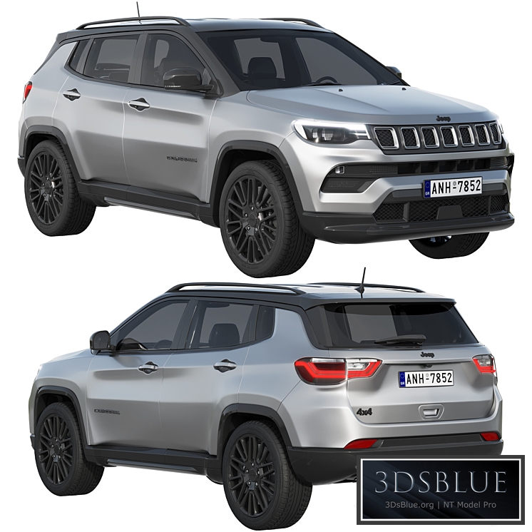 Jeep Compass 2022 3DS Max - thumbnail 3