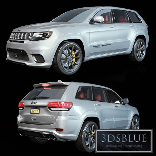 Jeep grand cherokee trackhawk 3DS Max - thumbnail 3