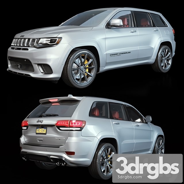 Jeep grand cherokee trackhawk 3dsmax Download - thumbnail 1