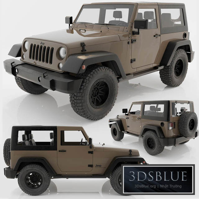 jeep wrangler rubicon 3DS Max - thumbnail 3