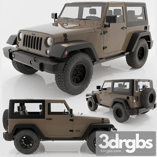 Jeep wrangler rubicon 3dsmax Download - thumbnail 1