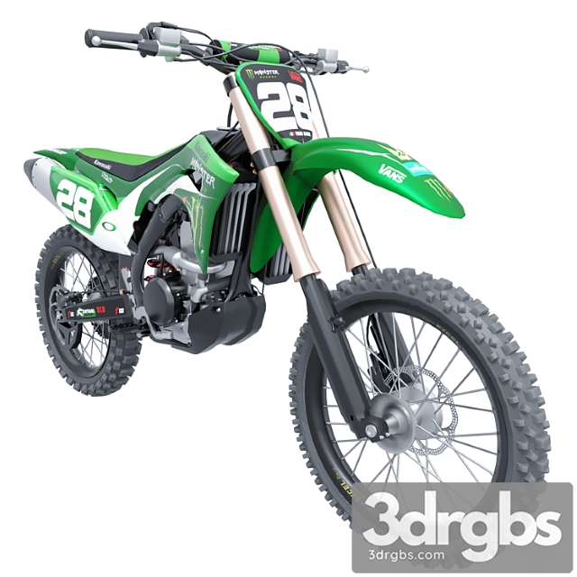 Kawasaki motorcycle 3dsmax Download - thumbnail 1