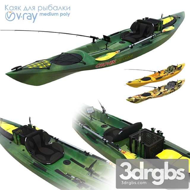 Kayak 3dsmax Download - thumbnail 1