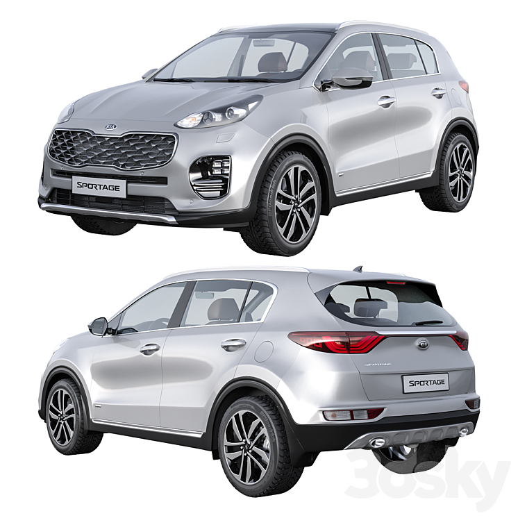 Kia sportage 3DS Max - thumbnail 1