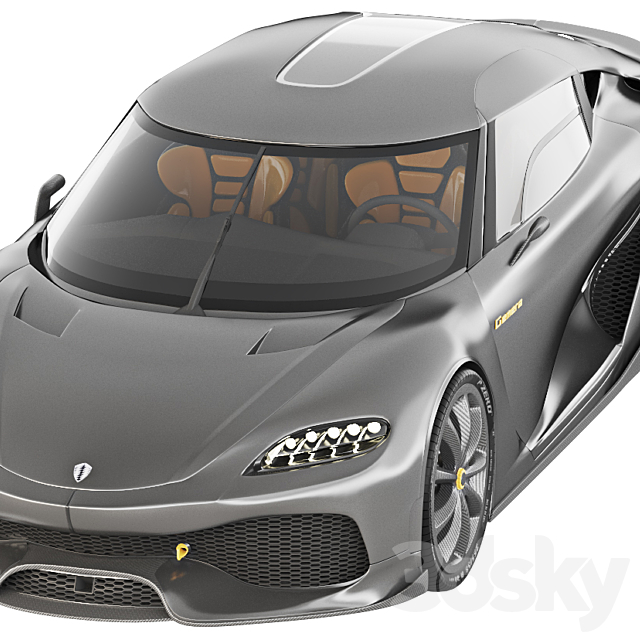 Koenigsegg Gemera 2021 3DS Max Model - thumbnail 6