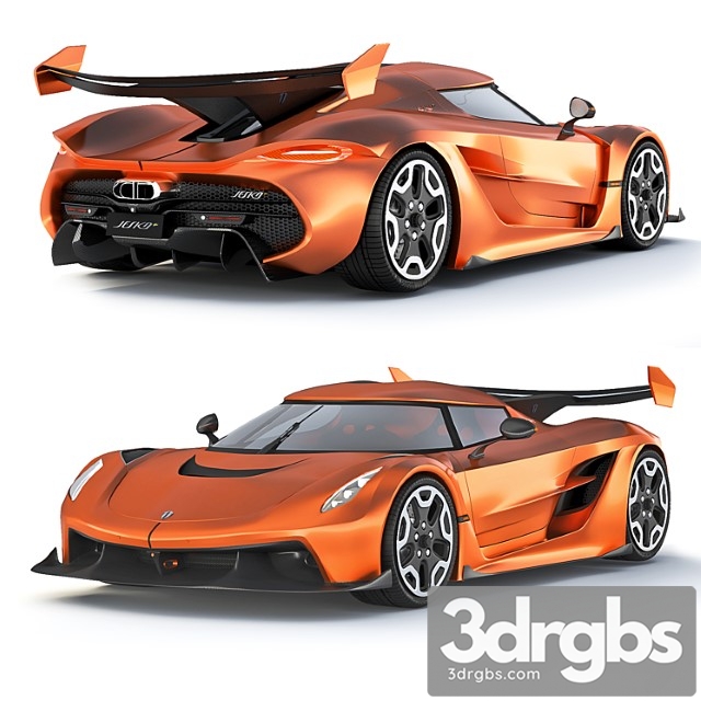 Koenigsegg jesko 2019 3dsmax Download - thumbnail 1