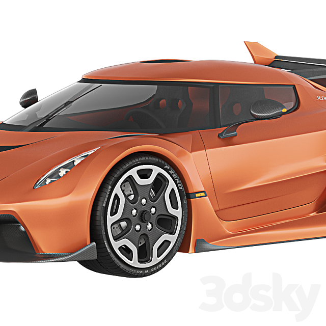 Koenigsegg Jesko 2019 3DSMax File - thumbnail 4