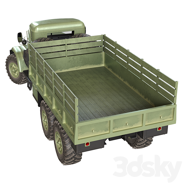 KrAZ-214 3DSMax File - thumbnail 4