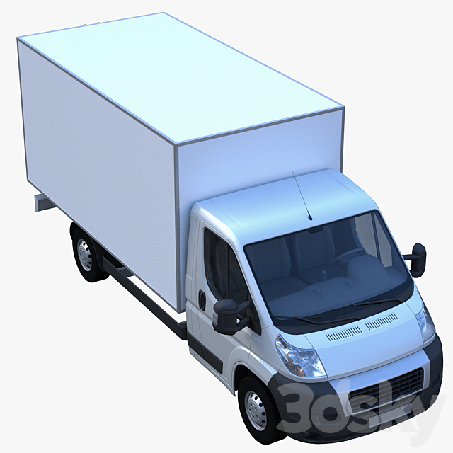 L4H1 truck isothermal van 3DSMax File - thumbnail 4