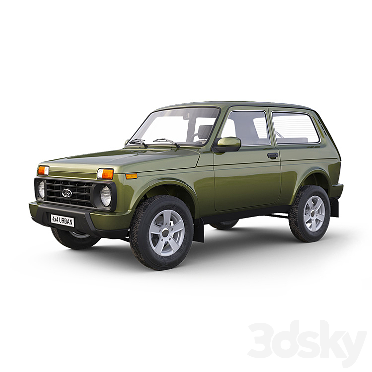 Lada 4×4 Urban 3DS Max - thumbnail 1