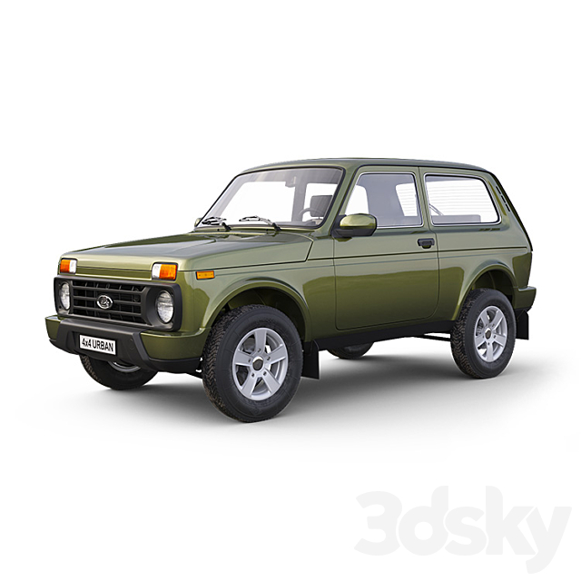 Lada 4×4 Urban 3DSMax File - thumbnail 1