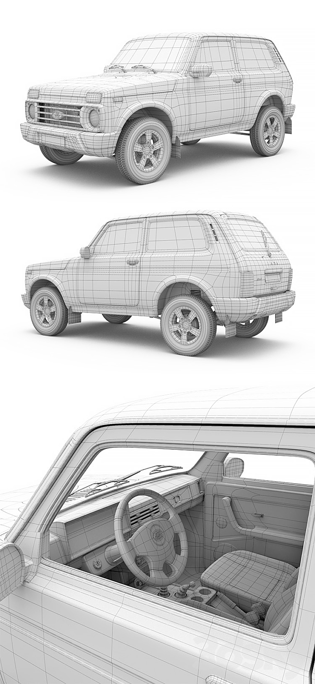 Lada 4×4 Urban 3DSMax File - thumbnail 3