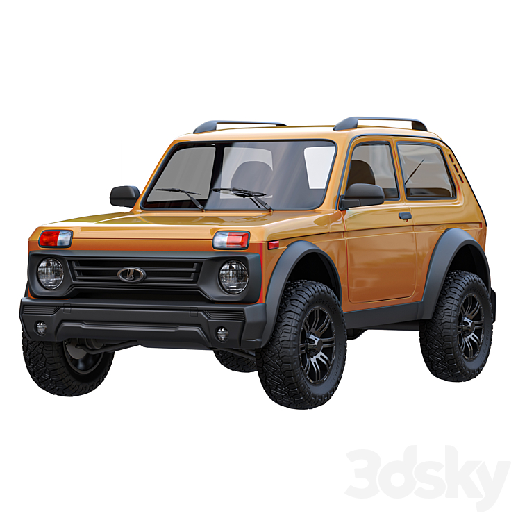 Lada Niva Bronto 4×4 3DS Max Model - thumbnail 2