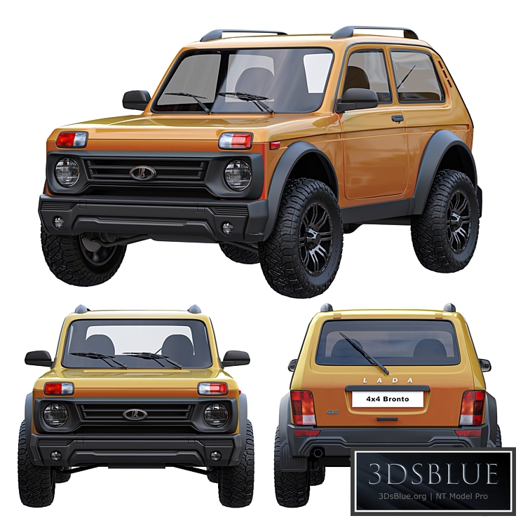 Lada Niva Bronto 4×4 3DS Max - thumbnail 3