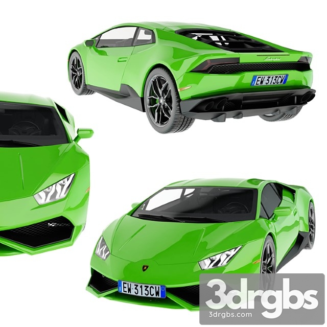 Lamborghini huracan 3dsmax Download - thumbnail 1