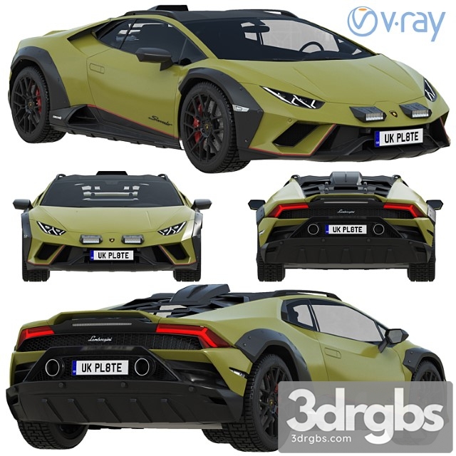 Lamborghini Huracan Sterrato 1 3dsmax Download - thumbnail 1