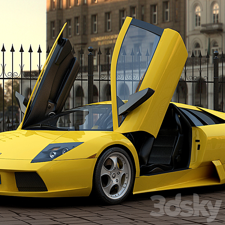 lamborghini murcielago 3DS Max - thumbnail 1