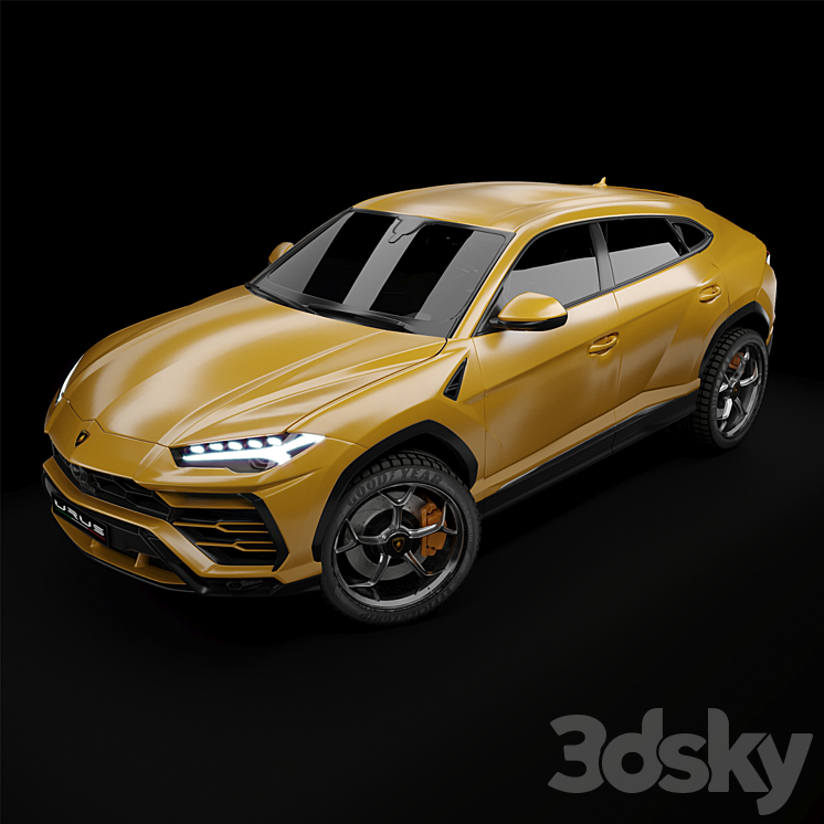 Lamborghini URUS 3DS Max - thumbnail 1