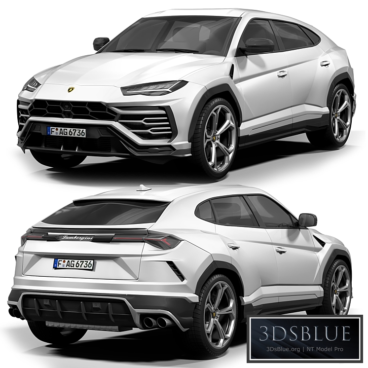 Lamborghini Urus 3DS Max - thumbnail 3