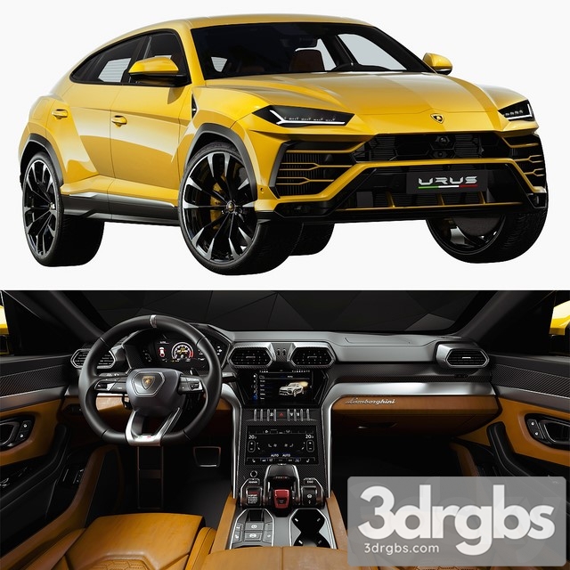 Lamborghini Urus 3dsmax Download - thumbnail 1