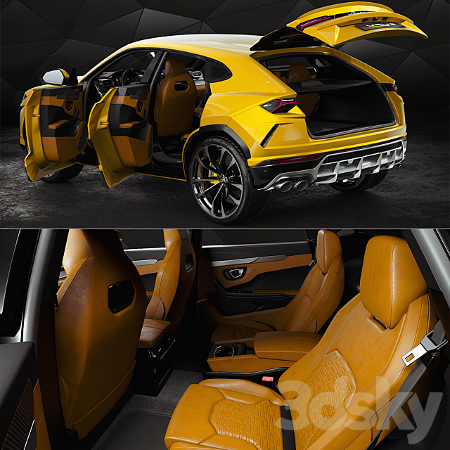 Lamborghini Urus 3DSMax File - thumbnail 3