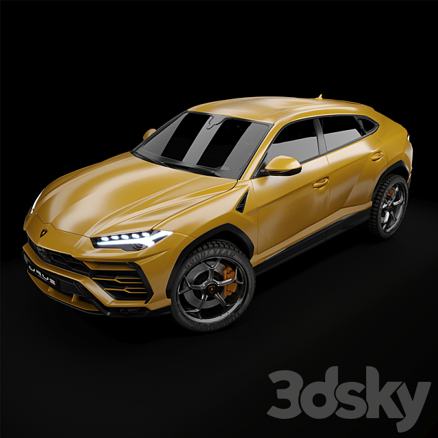 Lamborghini URUS 3DSMax File - thumbnail 1