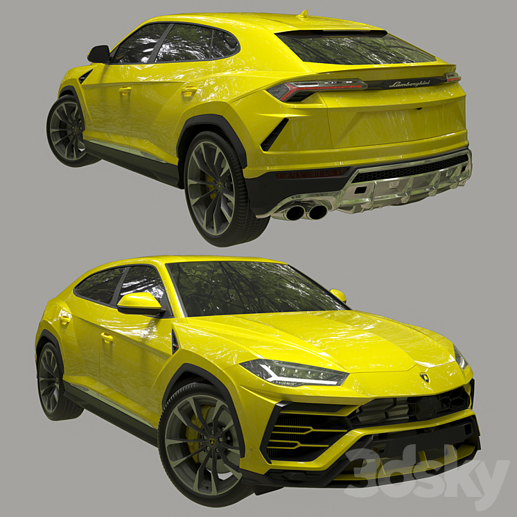 Lamborghini_Urus 3DS Max - thumbnail 1