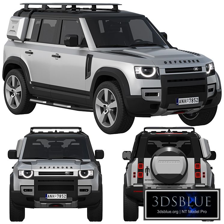 Land Rover Defender EXPLORER PACK 3DS Max - thumbnail 3