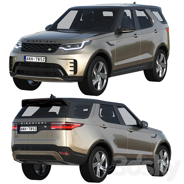 Land Rover Discovery R-dynamic 2021 3DS Max Model - thumbnail 2